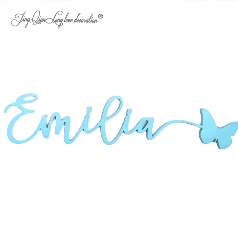 Baby Nursery Decor Girl - Letrero con Nombre Personalizado: Decoración para