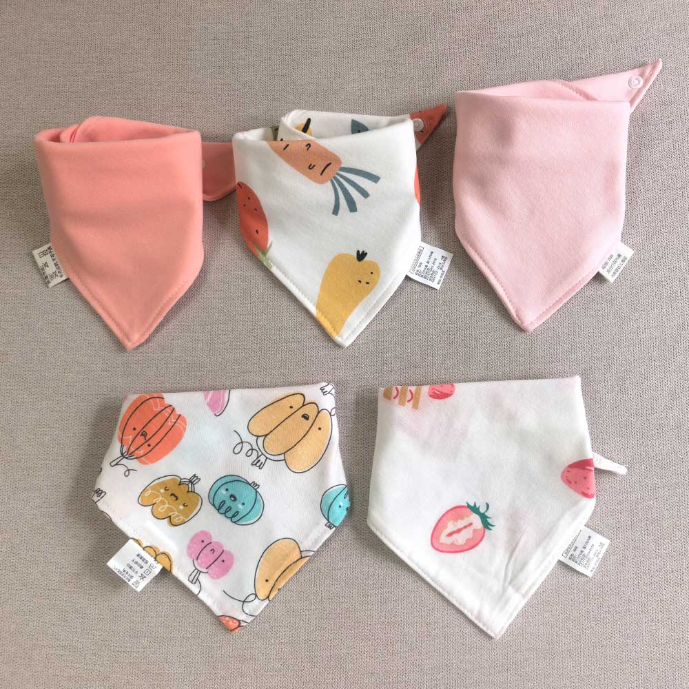 Baby Nursery Boy - Baberos para bebés, 100 % algodón,