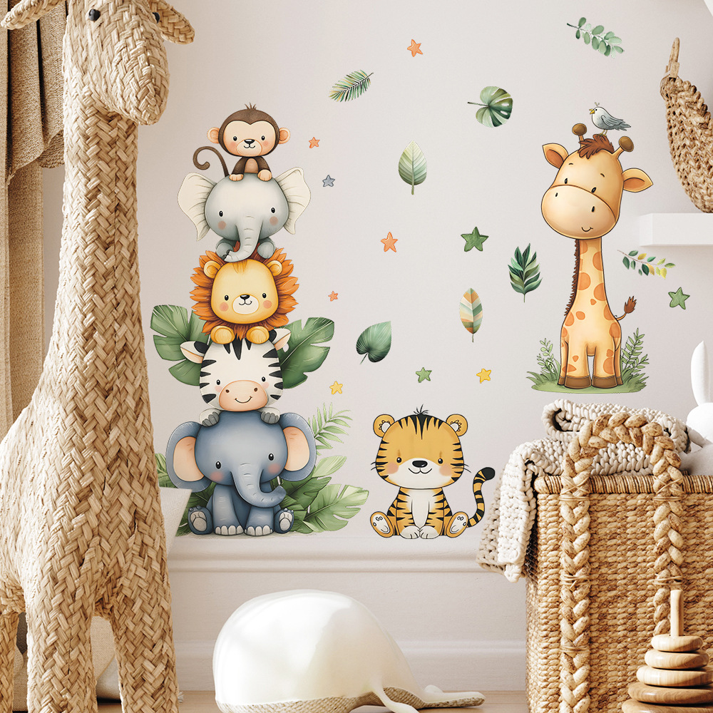 Pegatinas de pared de animales - Baby Nursery Boy reseña y precio