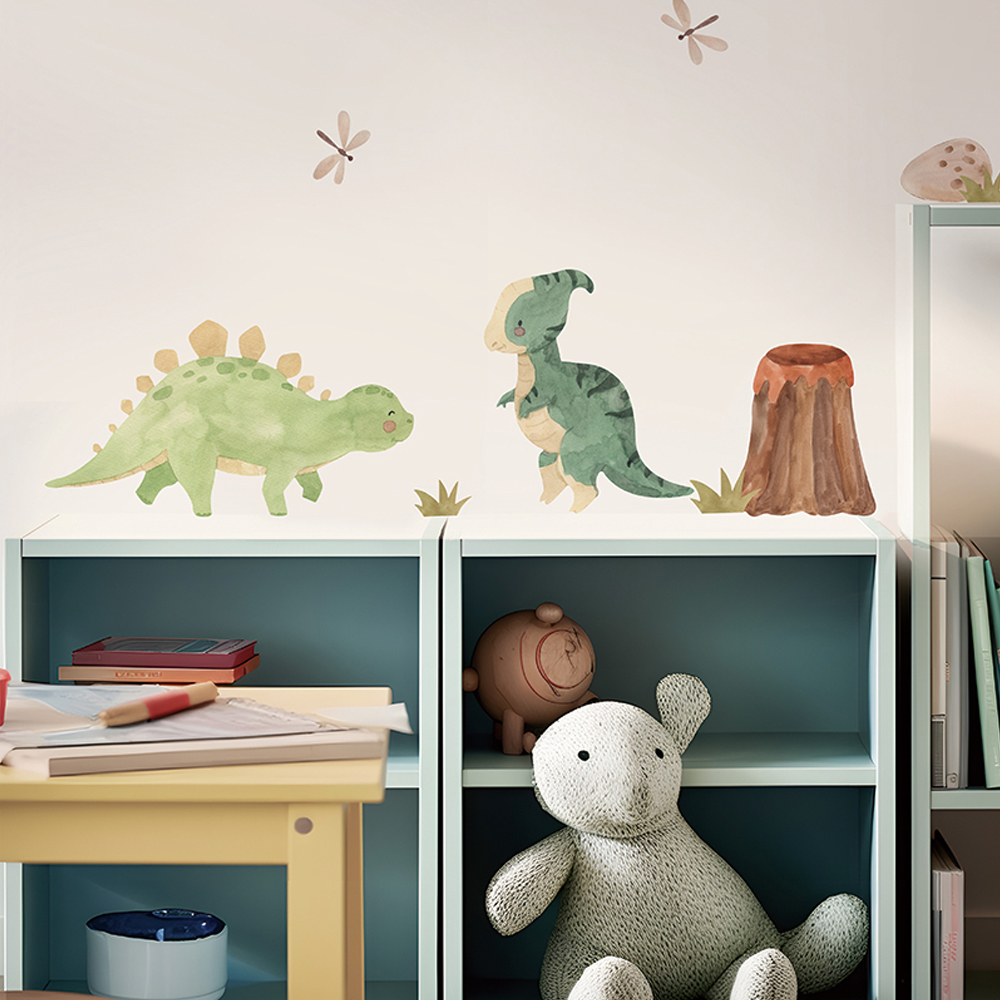 Calcomanías de pared de dinosa - Baby Nursery Boy reseña y precio