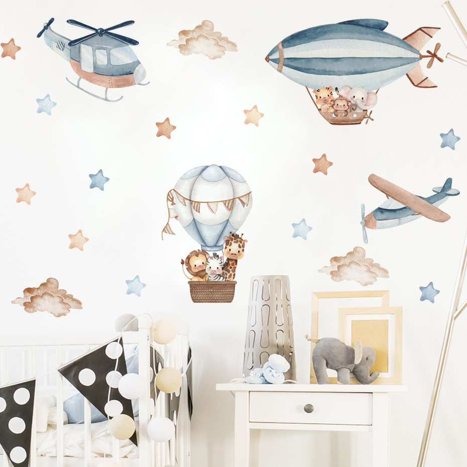 Pegatinas de pared de nubes co - Baby Nursery Boy reseña y precio
