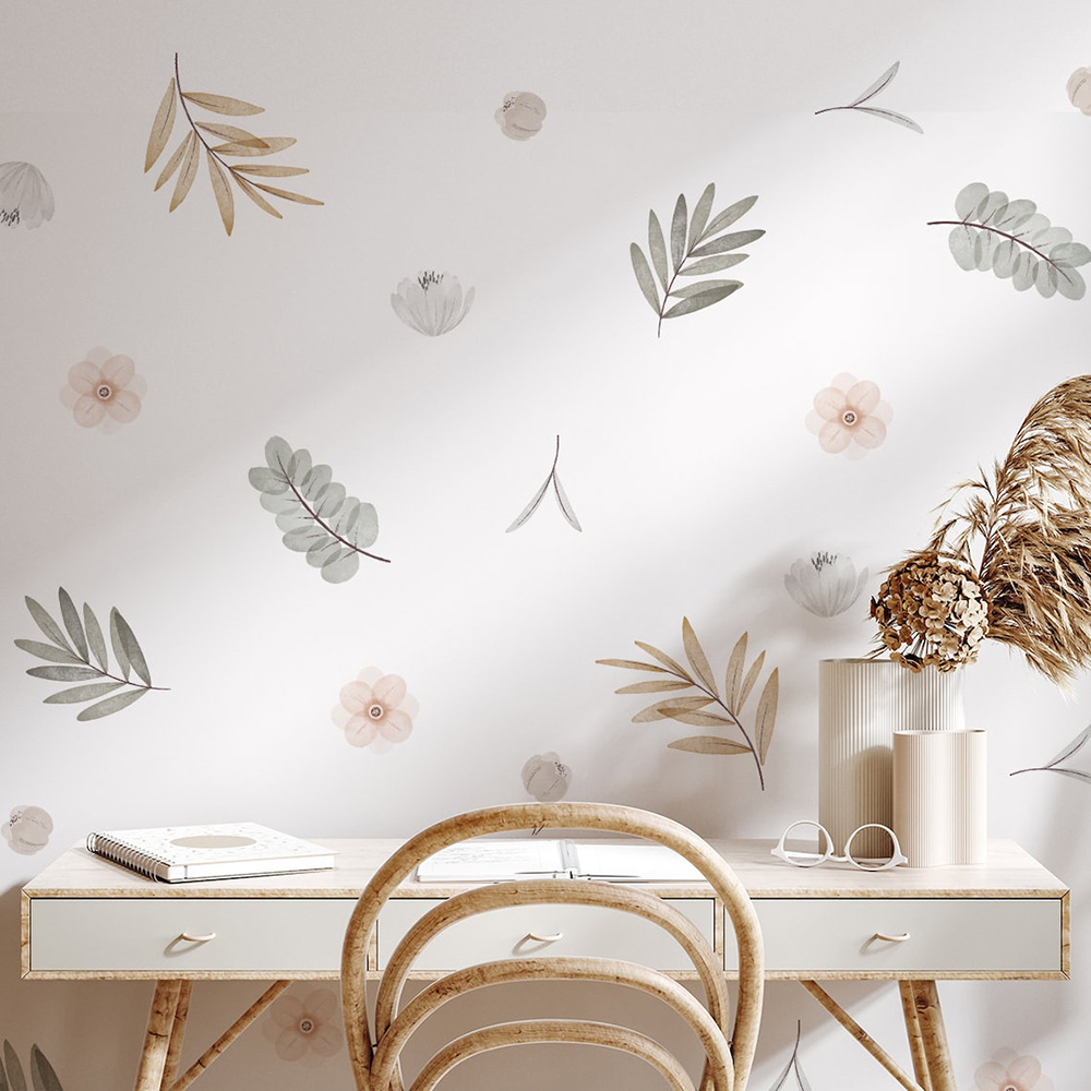 Calcomanías de pared botánicas - Baby Girl Nursery Quotes reseña y precio