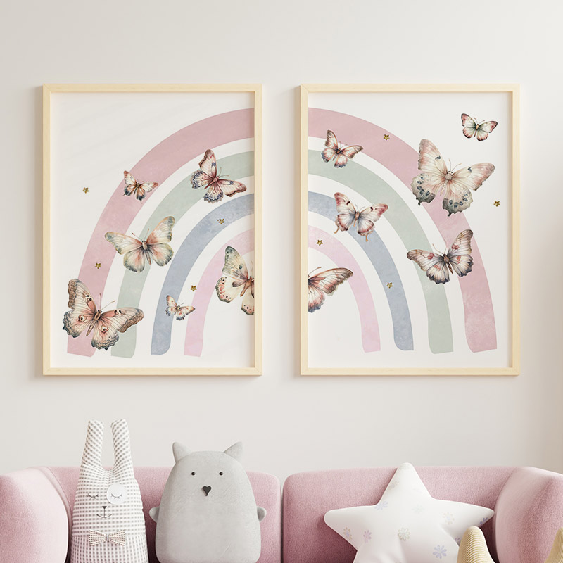 Arte de pared personalizado co - Baby Nursery Decor Girl reseña y precio